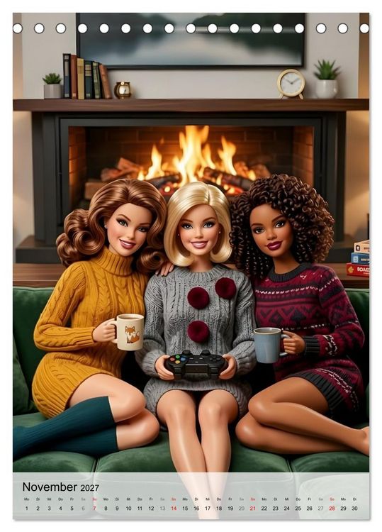 Produktbild: Fabulous Dolls &ndash; Im Hier und Jetzt (Tischkalender 2027 DIN A5 hoch), CALVENDO Monatskalender