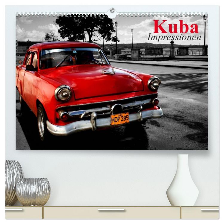 Produktbild: Kuba &bull; Impressionen (hochwertiger Premium Wandkalender 2026 DIN A2 quer), Kunstdruck in Hochglanz