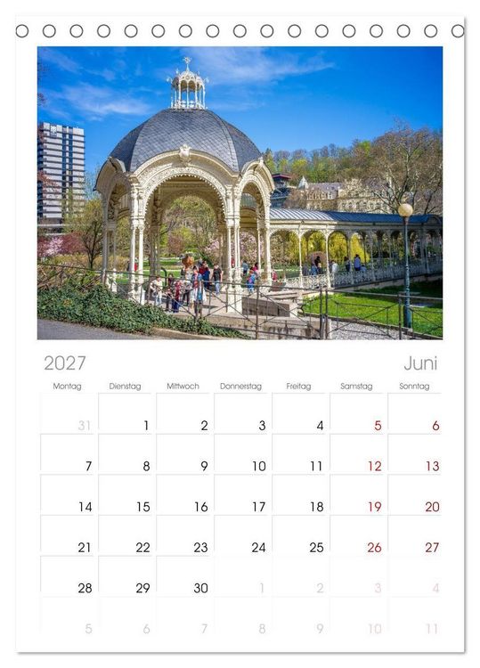 Produktbild: Tischplaner 2027 - Karlsbad / Karlovy Vary - Kleinod im Westb&ouml;hmischen B&auml;derdreieck (A5 Tischkalender zum Aufstellen) CALVENDO