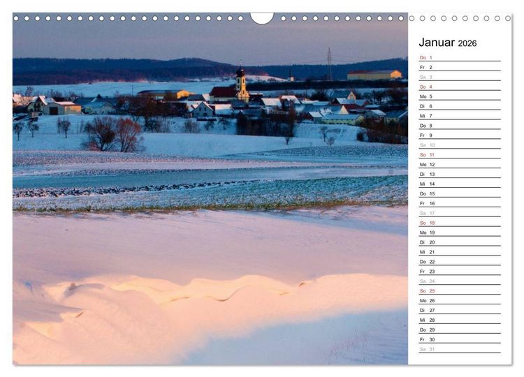 Produktbild: DER STEIGERWALD - Impressionen einer Landschaft (Wandkalender 2026 DIN A3 quer), CALVENDO Monatskalender