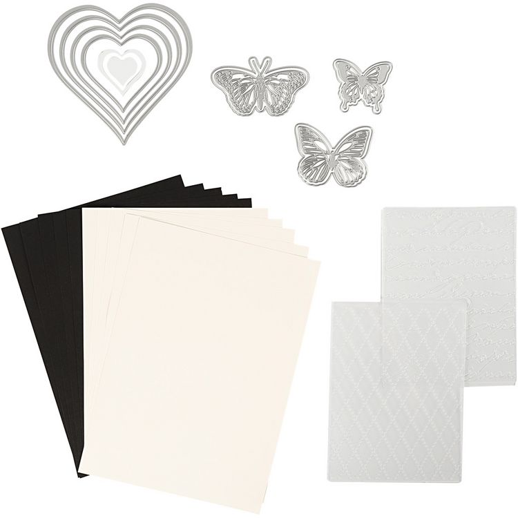 Produktbild: Creativ Company Stanz- und Pr&auml;geger&auml;t - Starter Kit, A5, Blatt 155x210 mm, 1 Set