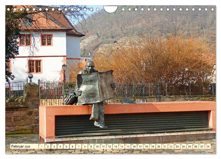 Produktbild: Gru&szlig; aus Neustadt an der Weinstra&szlig;e (Wandkalender 2026 DIN A4 quer), CALVENDO Monatskalender