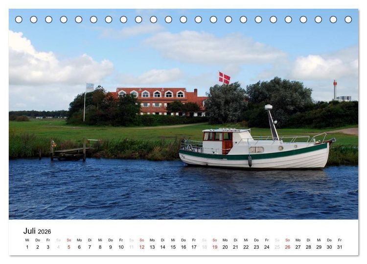 Produktbild: D&auml;nemark - Unterwegs in J&uuml;tland (Tischkalender 2026 DIN A5 quer), CALVENDO Monatskalender