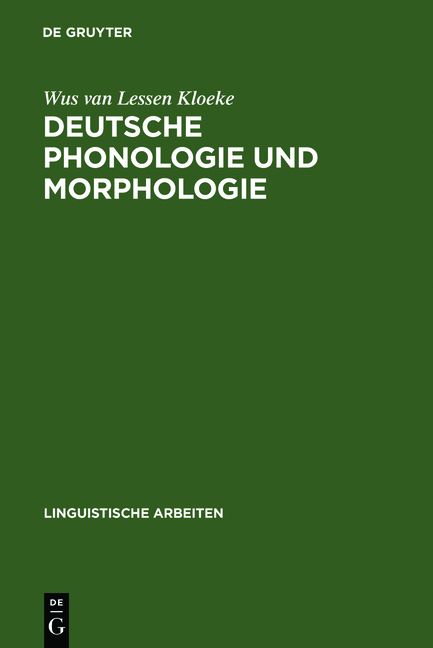 Produktbild: Deutsche Phonologie und Morphologie