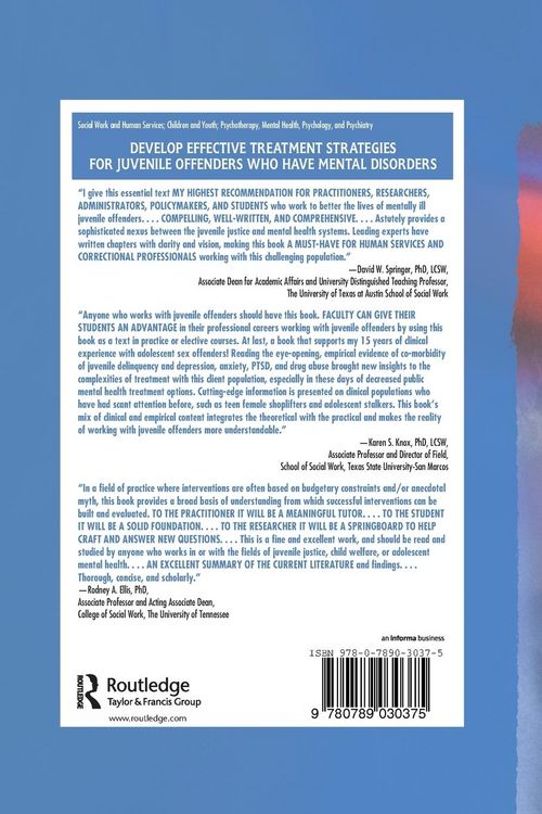 Produktbild: Juvenile Offenders and Mental Illness