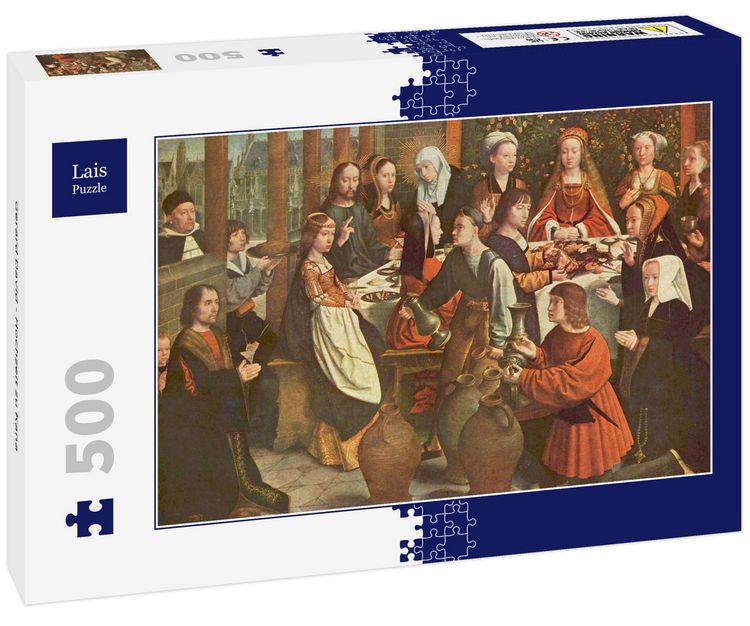 Produktbild: Lais Puzzle Gerard David - Hochzeit zu Kana 500 Teile