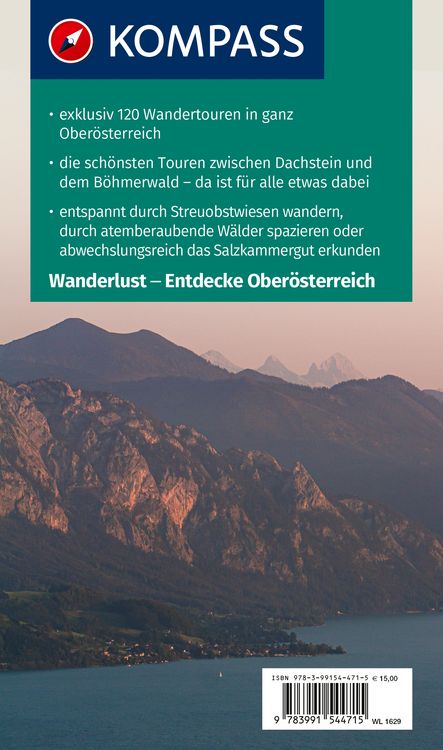 Produktbild: KOMPASS Wanderlust Ober&ouml;sterreich