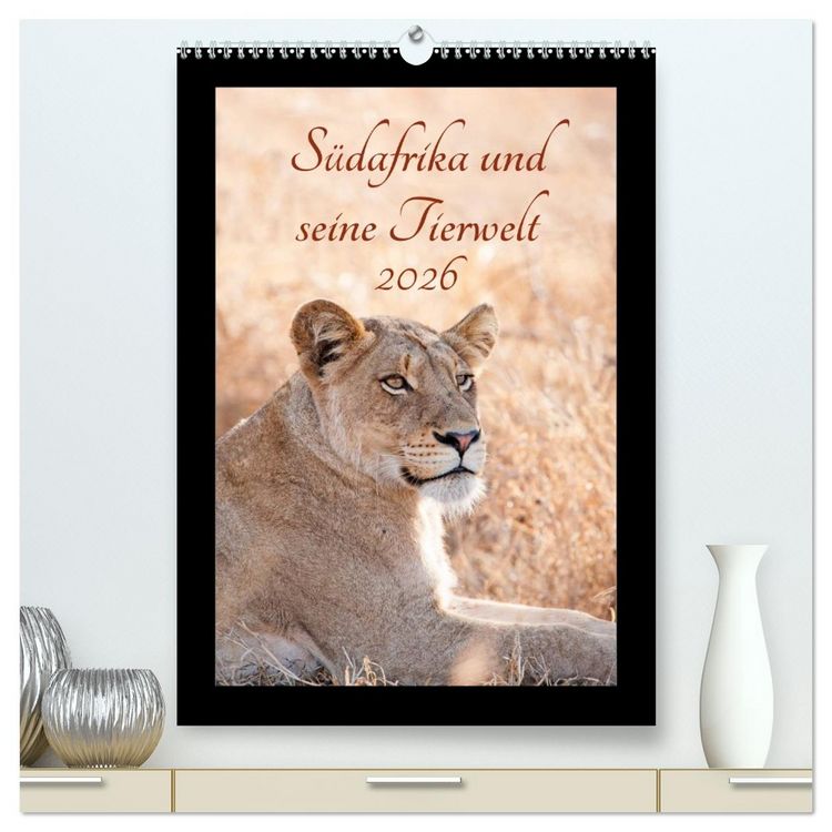 Produktbild: S&uuml;dafrika und seine Tierwelt (hochwertiger Premium Wandkalender 2026 DIN A2 hoch), Kunstdruck in Hochglanz