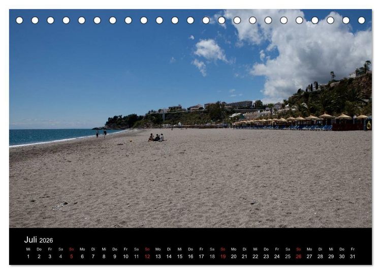 Produktbild: Andalusien (Tischkalender 2026 DIN A5 quer), CALVENDO Monatskalender