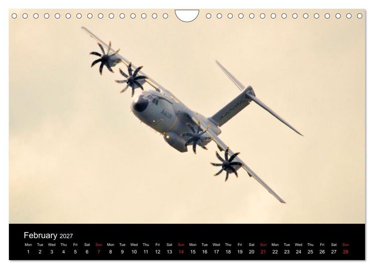Produktbild: Airbus A400M Atlas (Wall Calendar 2027 DIN A4 landscape), CALVENDO 12 Month Wall Calendar