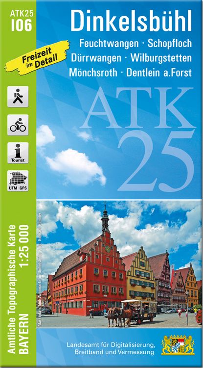 Produktbild: Dinkelsb&uuml;hl 1:25 000