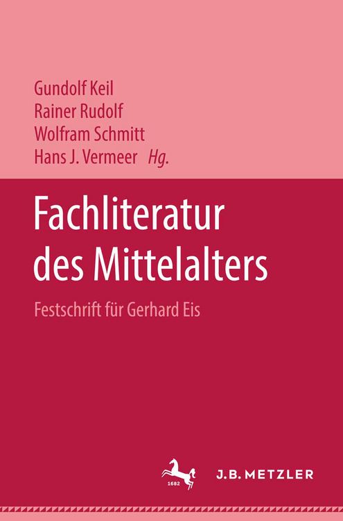Produktbild: Fachliteratur des Mittelalters