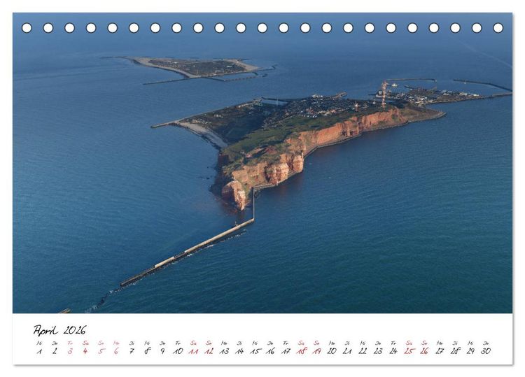 Produktbild: Naturpark Wattenmeer und Helgoland (Tischkalender 2026 DIN A5 quer), CALVENDO Monatskalender