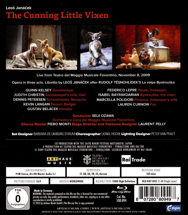 Produktbild: The Cunning Little Vixen