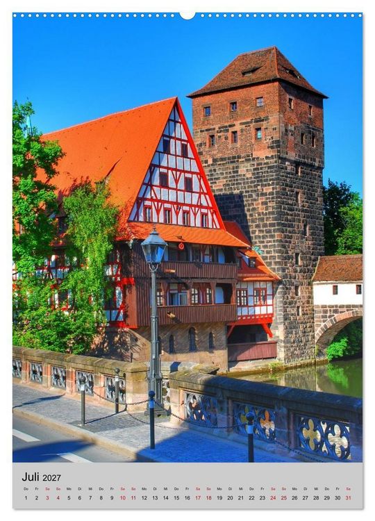 Produktbild: N&Uuml;RNBERG. Du bist so sch&ouml;n (hochwertiger Premium Wandkalender 2027 DIN A2 hoch), Kunstdruck in Hochglanz