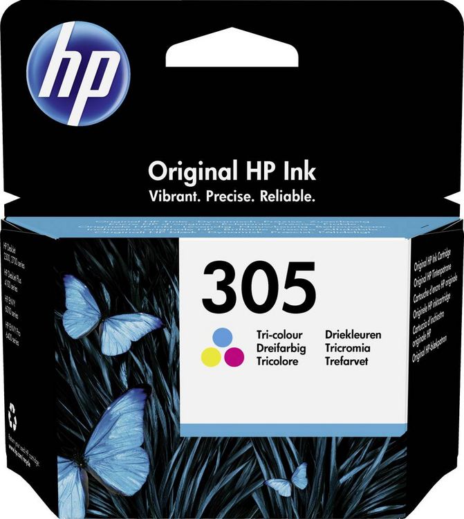 Produktbild: HP Druckerpatrone 305 Original Cyan, Magenta, Gelb 3YM60AE