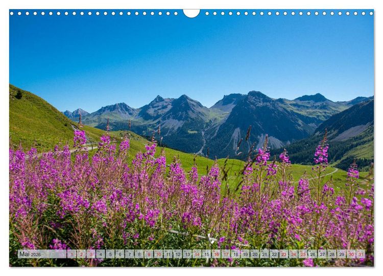 Produktbild: Arosa - Atemberaubende Bergkulissen (Wandkalender 2026 DIN A3 quer), CALVENDO Monatskalender