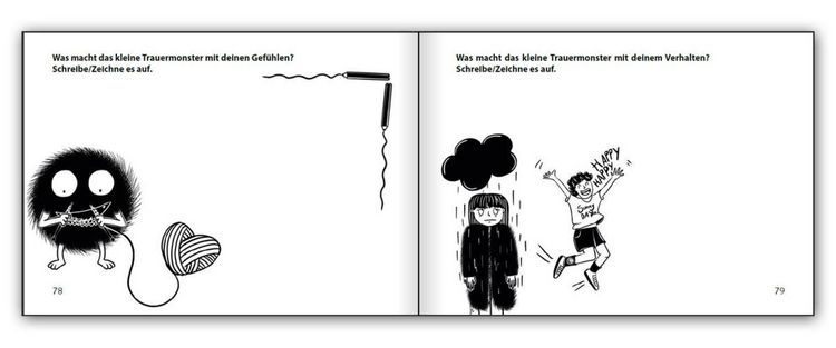 Produktbild: Das kleine Trauermonster - Trauerbew&auml;ltigung zum Mitmachen
