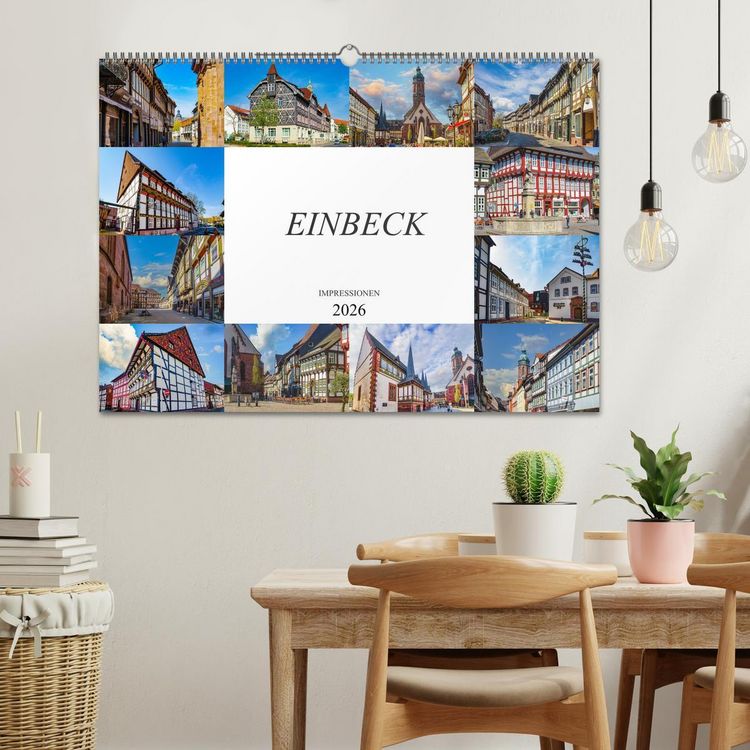 Produktbild: Einbeck Impressionen (Wandkalender 2026 DIN A2 quer), CALVENDO Monatskalender