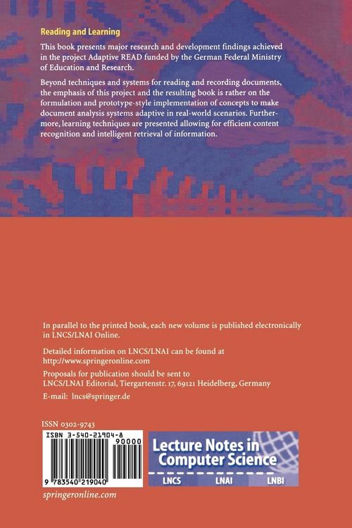 Produktbild: Reading and Learning
