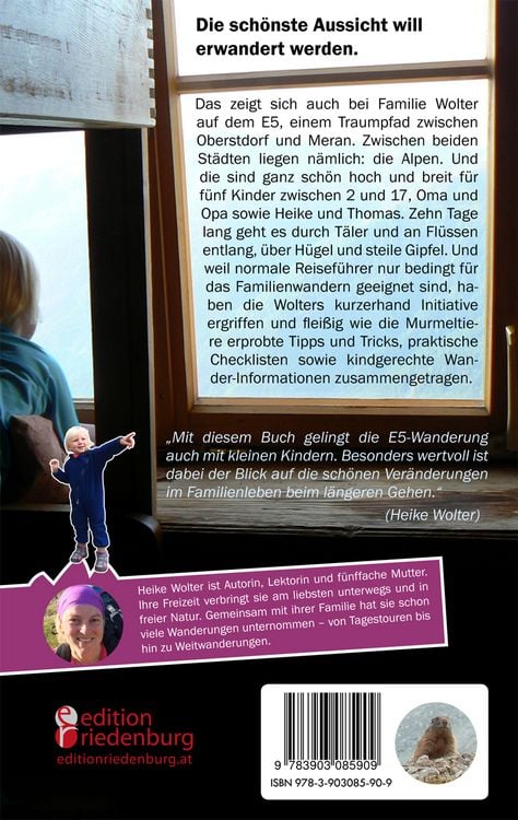Produktbild: Alpen&uuml;berquerung mit Kindern - Familienwanderung E5 in 10 Tagen