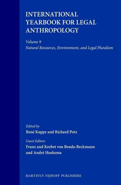 Produktbild: Law and Anthropology:Natural Resource, Environment, and Legal Pluralism