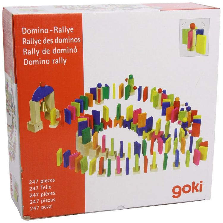 Produktbild: goki Domino-Rallye, Bodenspiel