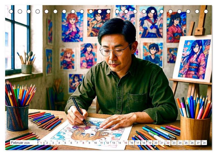 Produktbild: Typisch Japan. Wahrheiten und Klischees &uuml;ber die Japaner (Tischkalender 2026 DIN A5 quer), CALVENDO Monatskalender