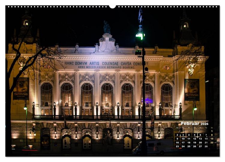 Produktbild: Berlin im Lichterglanz 2026 (hochwertiger Premium Wandkalender 2026 DIN A2 quer), Kunstdruck in Hochglanz