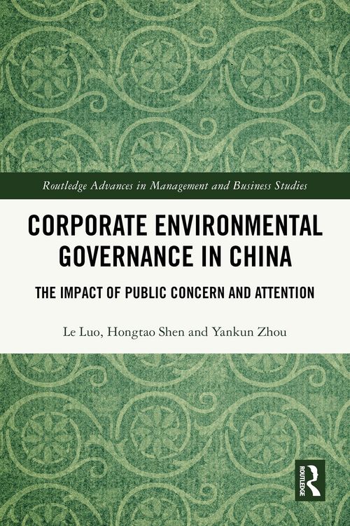 Produktbild: Corporate Environmental Governance in China
