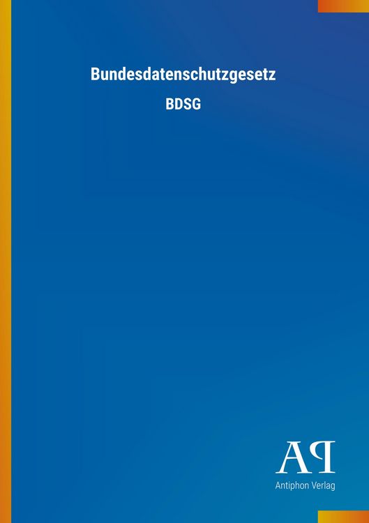 Produktbild: Bundesdatenschutzgesetz