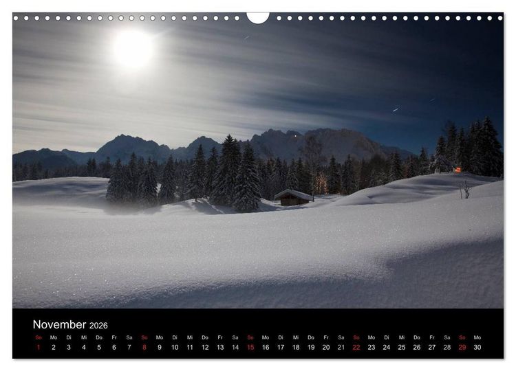 Produktbild: Bergblicke - Karwendel (Wandkalender 2026 DIN A3 quer), CALVENDO Monatskalender