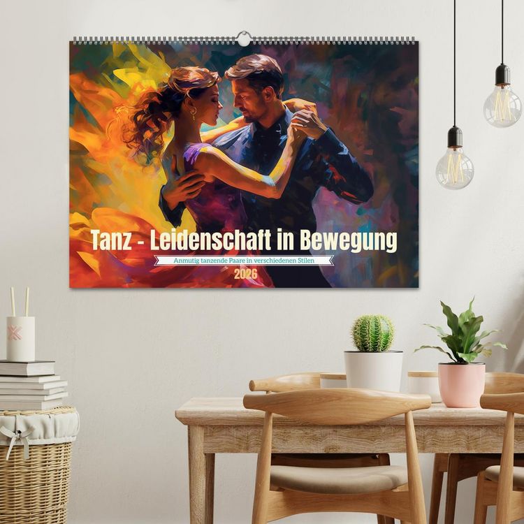 Produktbild: Tanz Leidenschaft in Bewegung (Wandkalender 2026 DIN A2 quer), CALVENDO Monatskalender