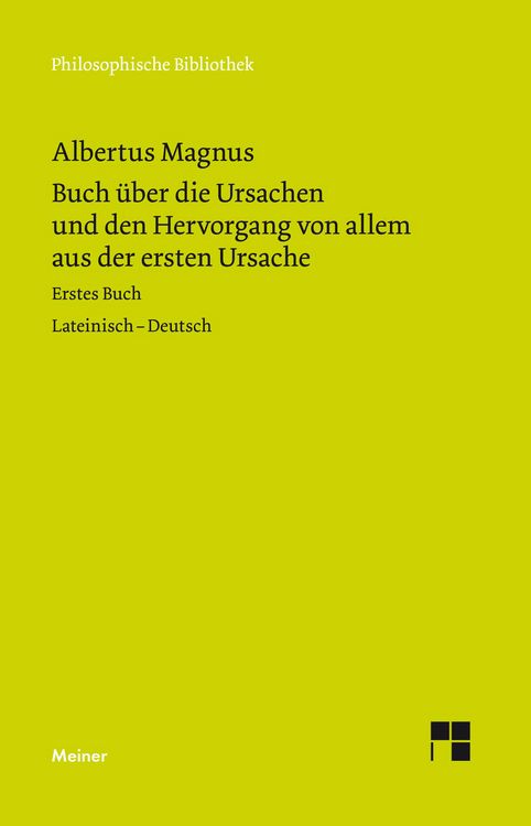 Produktbild: Buch &uuml;ber die Ursachen und den Hervorgang von allem aus der ersten Ursache