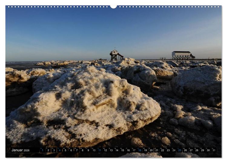 Produktbild: St. Peter Ording (Wandkalender 2026 DIN A2 quer), CALVENDO Monatskalender