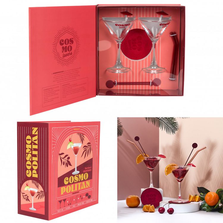 Produktbild: 10-teilige Cosmopolitan Cocktailbox