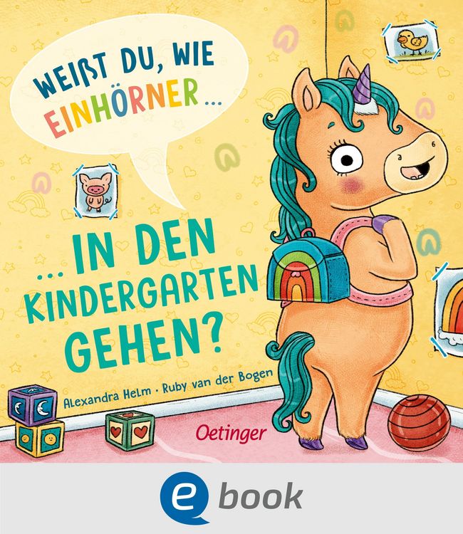Produktbild: Wei&szlig;t du, wie Einh&ouml;rner in den Kindergarten gehen?