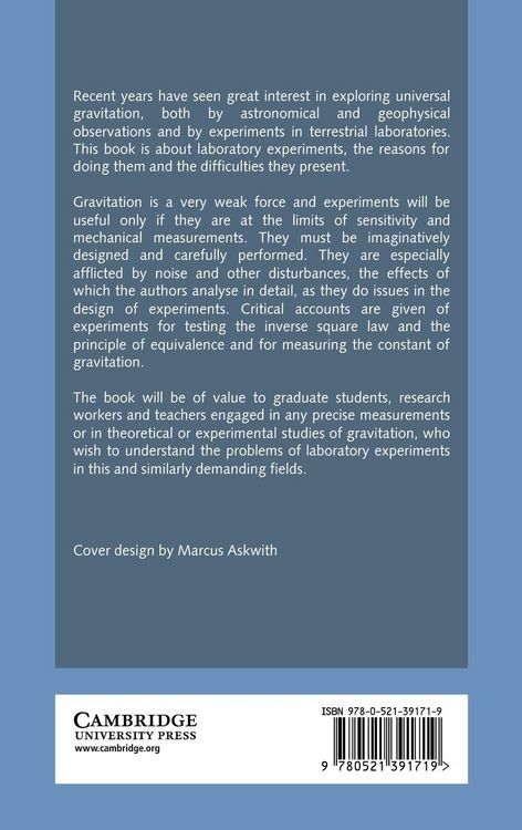 Produktbild: Gravitational Experiments in L