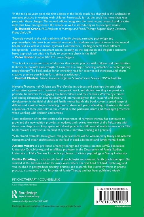 Produktbild: Narrative Therapies with Children and Their Families