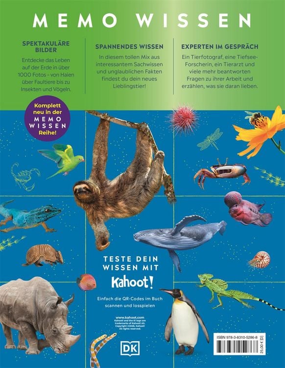Produktbild: Memo Wissen. Tiere