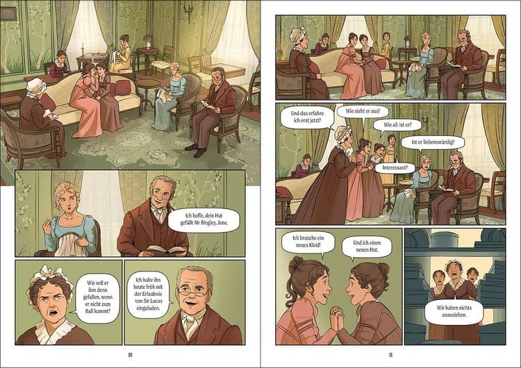 Produktbild: Stolz und Vorurteil - Die Graphic Novel nach Jane Austen