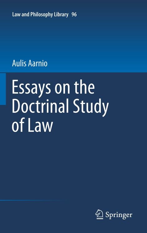 Produktbild: Essays on the Doctrinal Study of Law