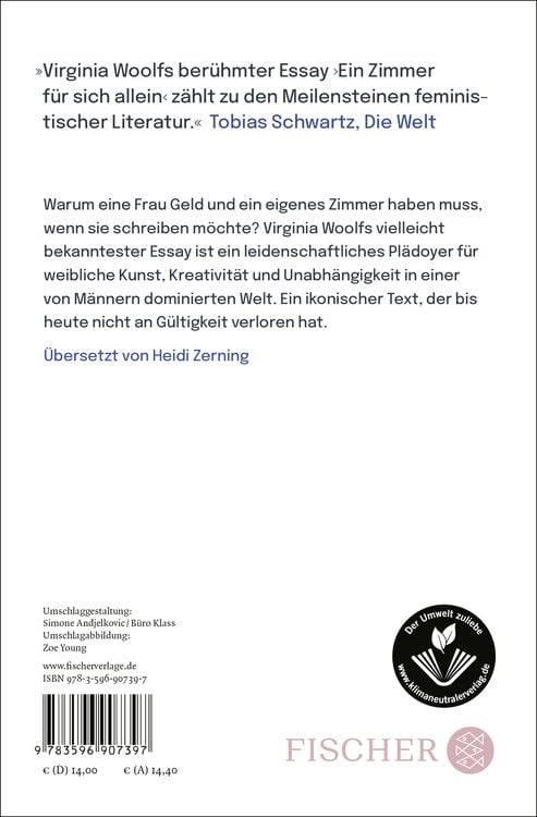 Produktbild: Ein Zimmer f&uuml;r sich allein
