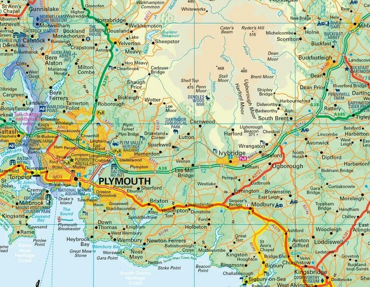 Produktbild: Devon Pocket Map