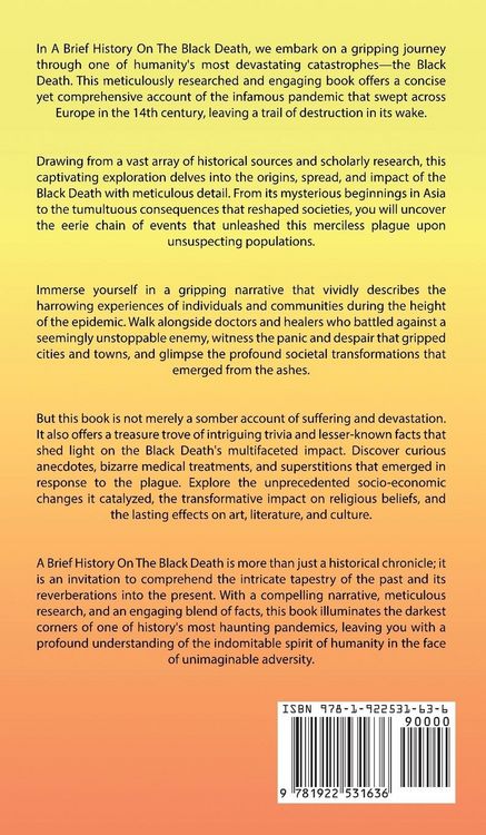 Produktbild: A Brief History On The Black Death - The Black Plague Unveiled