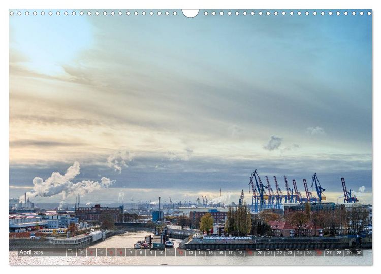 Produktbild: Hamburg perspectives (Wall Calendar 2026 DIN A3 landscape), CALVENDO 12 Month Wall Calendar