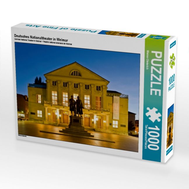 Produktbild: CALVENDO Puzzle Deutsches Nationaltheater in Weimar | 1000 Teile Lege-Gr&ouml;&szlig;e 64x48cm Foto-Puzzle f&uuml;r gl&uuml;ckliche Stunden
