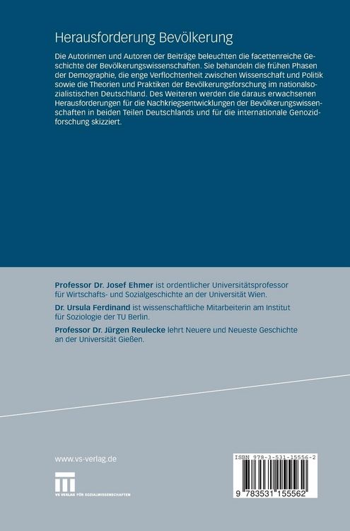 Produktbild: Herausforderung Bev&ouml;lkerung