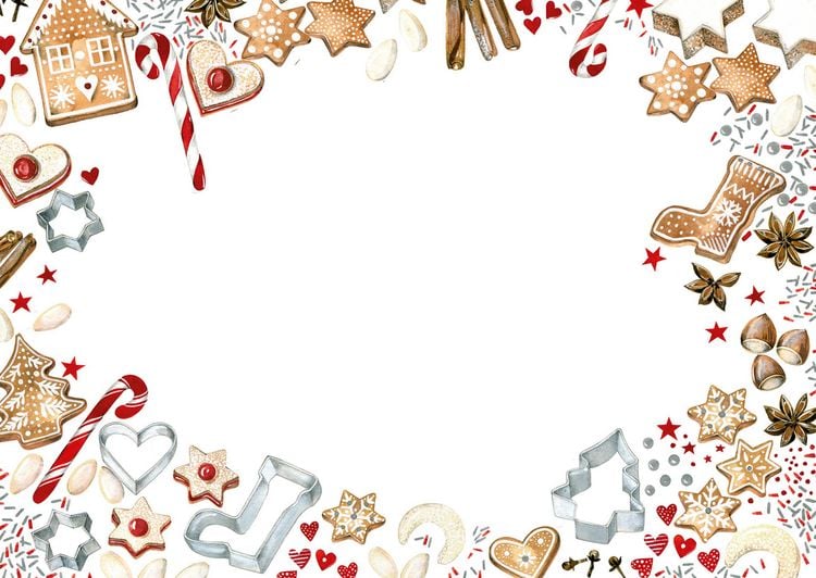 Produktbild: Design Paper Besinnliche Weihnachten DIN A5. Mit Falz f&uuml;r Klappkarten