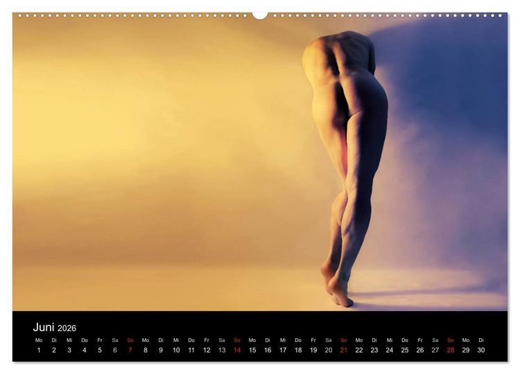 Produktbild: M&Auml;NNER - AKTE ZWISCHEN KRAFT UND SINNLICHKEIT (hochwertiger Premium Wandkalender 2026 DIN A2 quer), Kunstdruck in Hochglanz